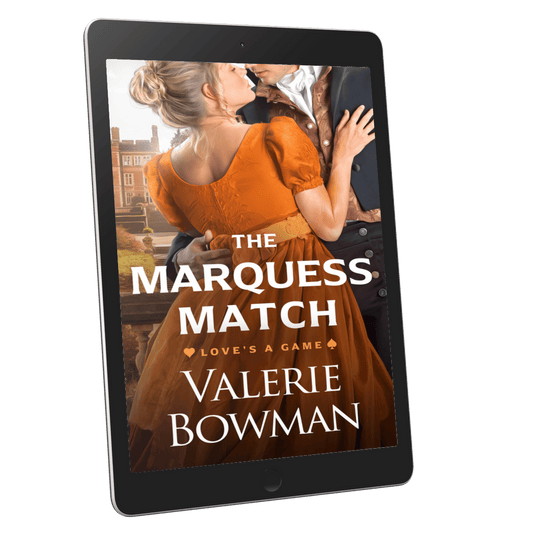 'The Marquess Match' a Regency historical romance novel by author Valerie Bowman in ebook format.