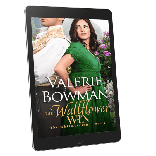 The Wallflower Win a Regency historical romance novel by author Valerie Bowman in ebook format